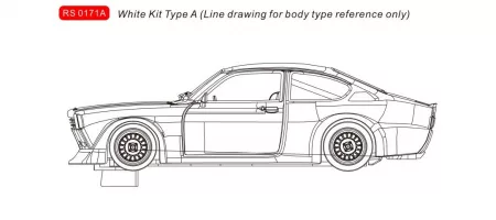 RS0171A Opel Kadett Complete White Kit